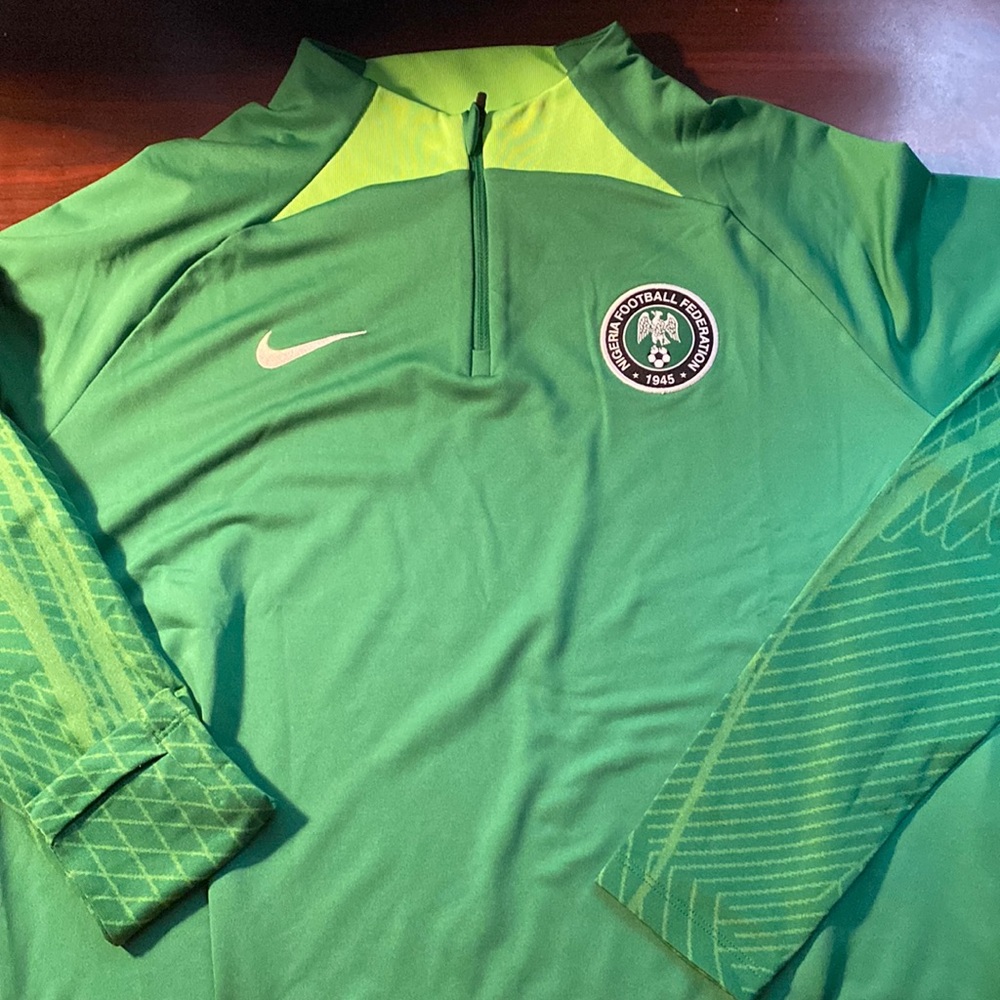 Nike Nigeria Football federation soccer dri fit sweatshirt